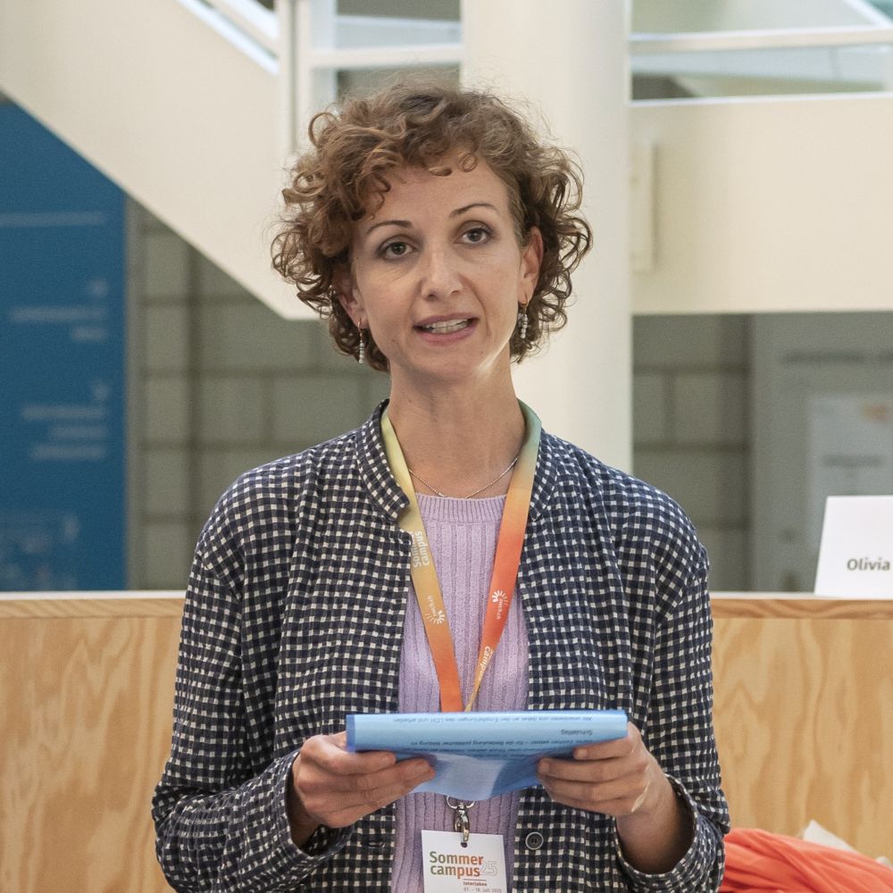 Olivia Schöni PH Bern am SCHULEkonkret Forum