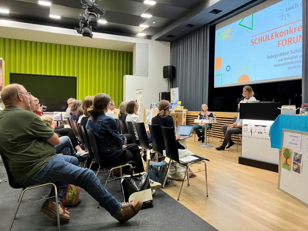 SCHULEkonkret Forum in St. Gallen: Integrative Schule und herausforderndes Verhalten
