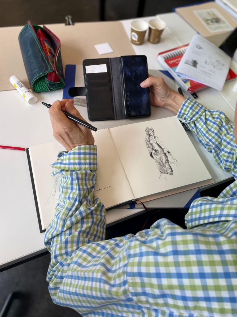 Zeichnen mit verschiedenen Techniken