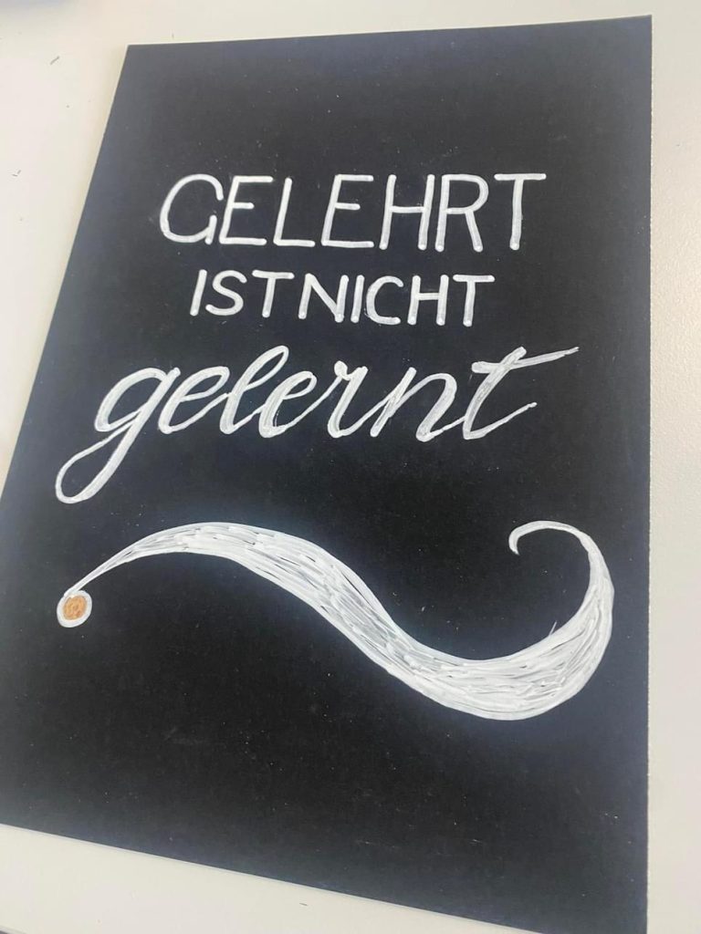 Blackboards Im Lettering Wandtafellook