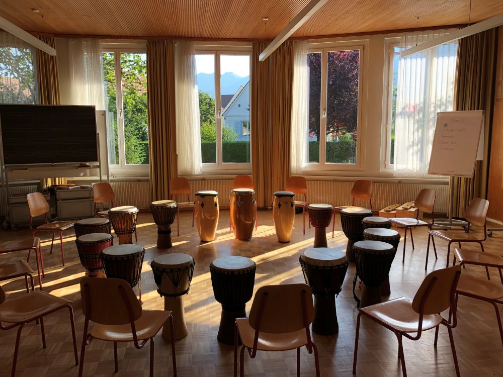 Musikunterricht - Trommelkreis