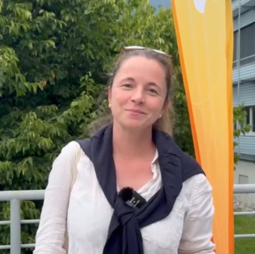 Sabine Stössel am Sommercampus 2025 in Interlaken